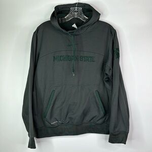 Nike Michigan State Spartans Gray Hooded Sweatshirt Medium